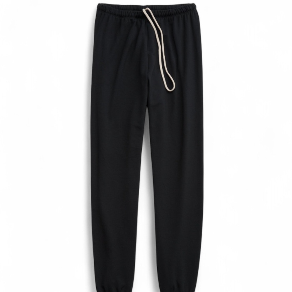 Aerie Black Jogger Track Pants with Elastic Waistband